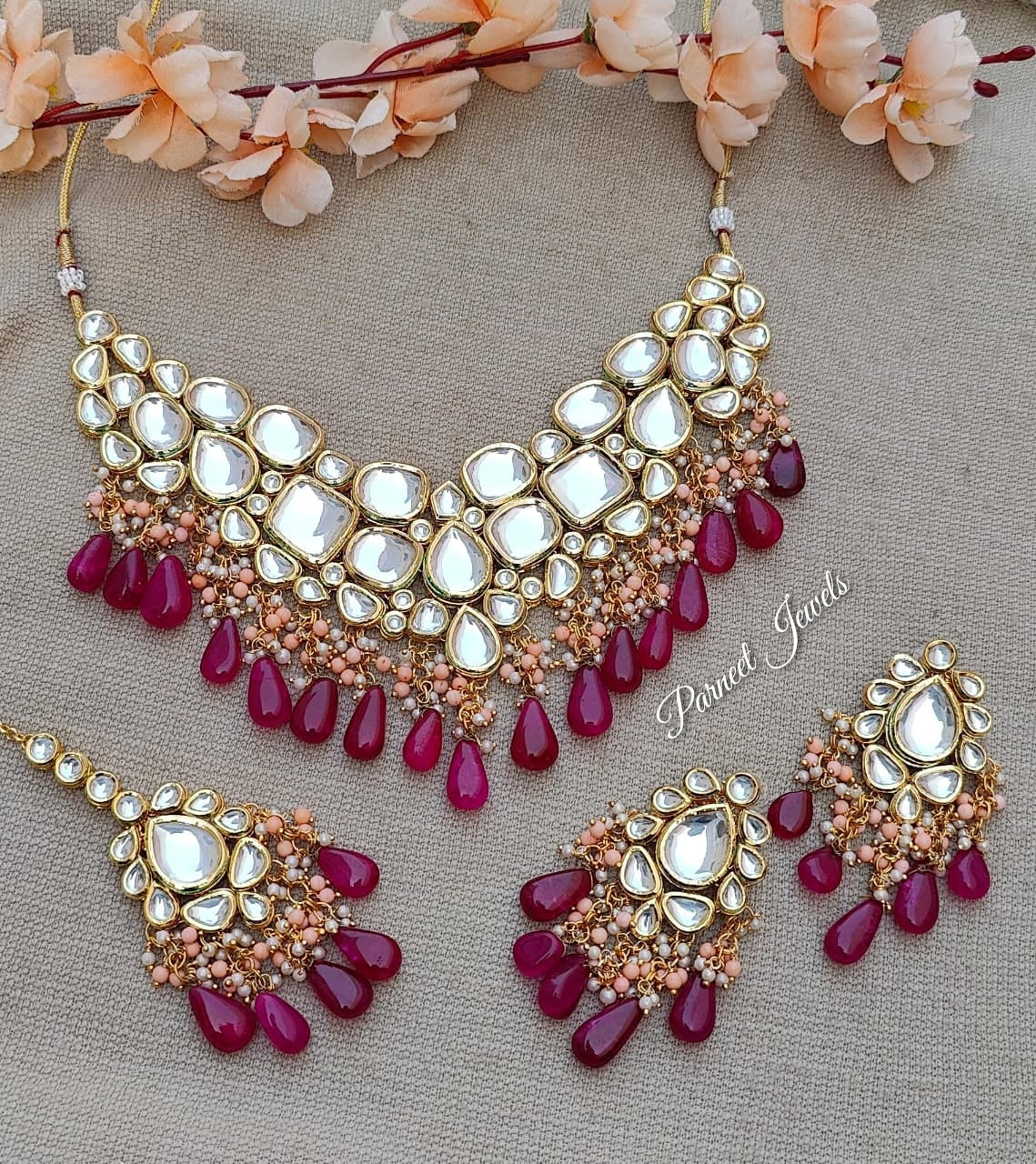 Reet Kundan Necklace Set