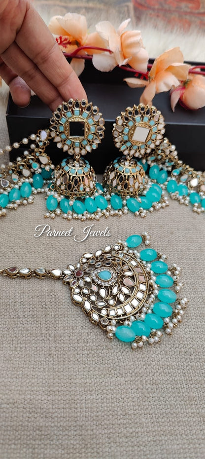 Kashish Mirror Necklace Set