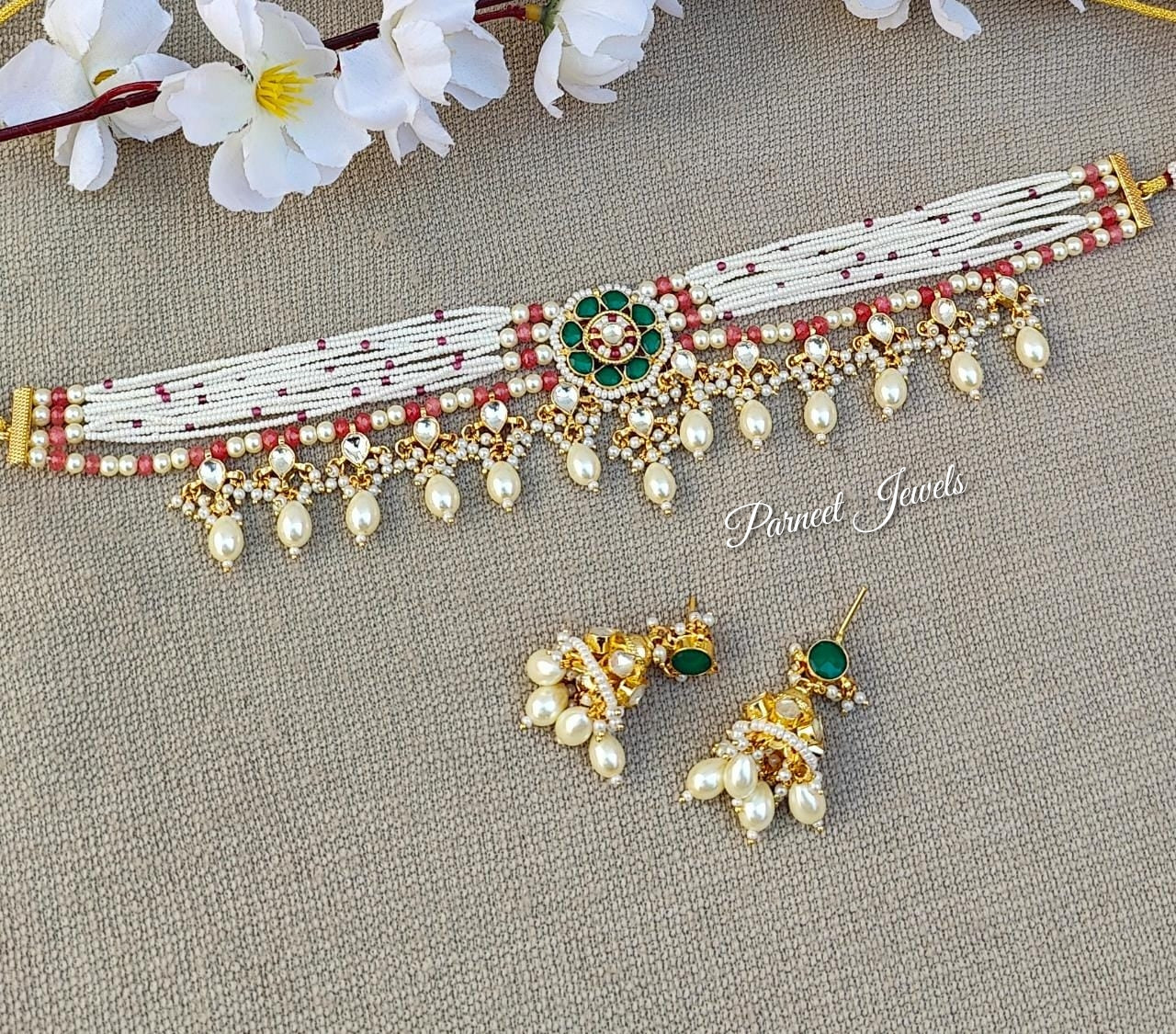 Meghana Pachi Kundan Choker