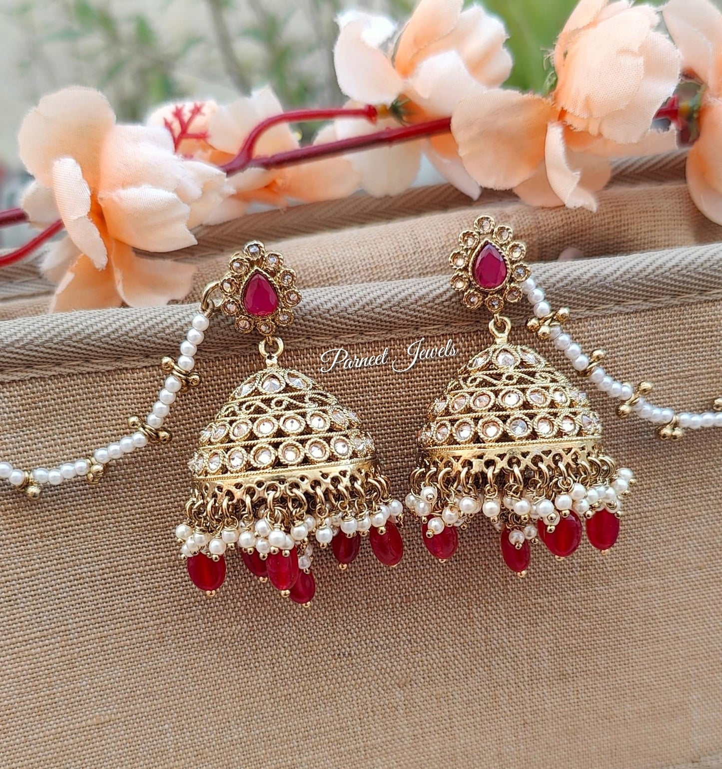 Ashita Polki Jhumkas