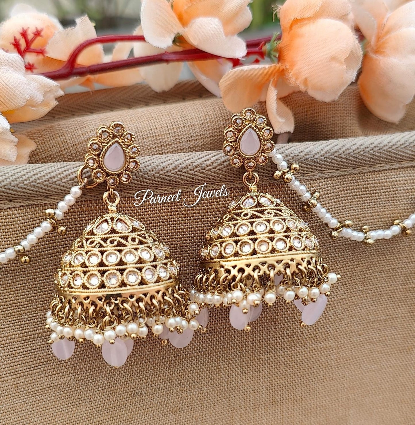 Ashita Polki Jhumkas