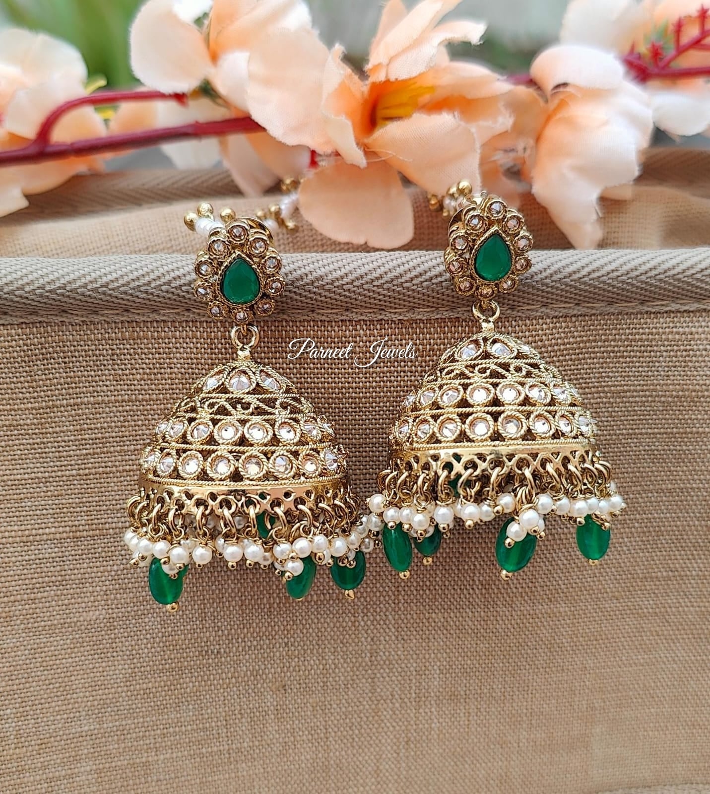 Ashita Polki Jhumkas