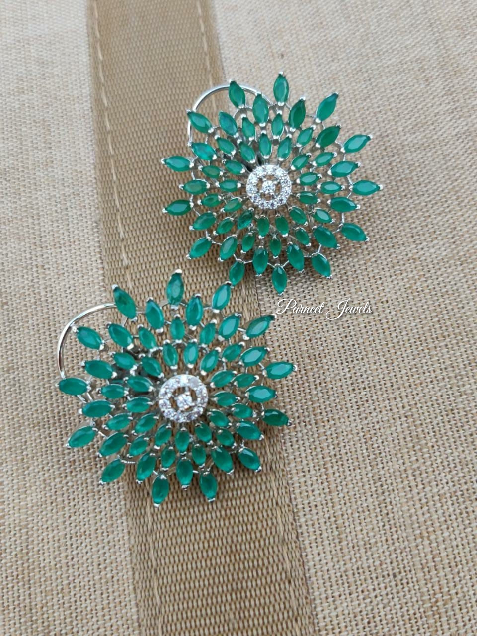 Amara AD/CZ Studs Earrings