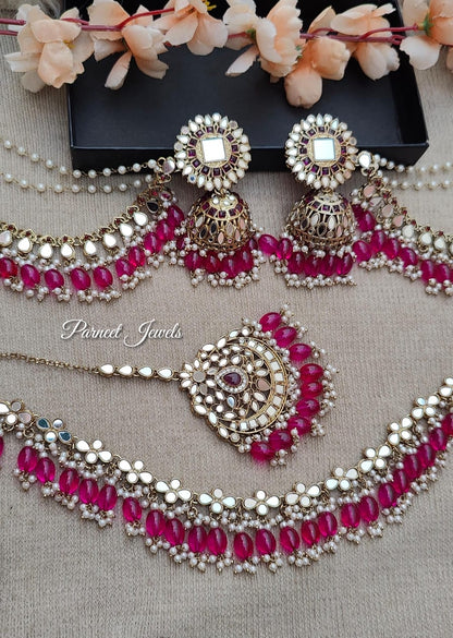 Kashish Mirror Necklace Set