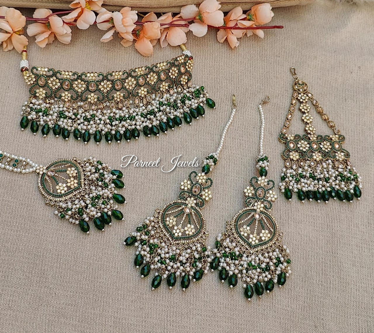 Chetna Bridal Jhumar Choker Set