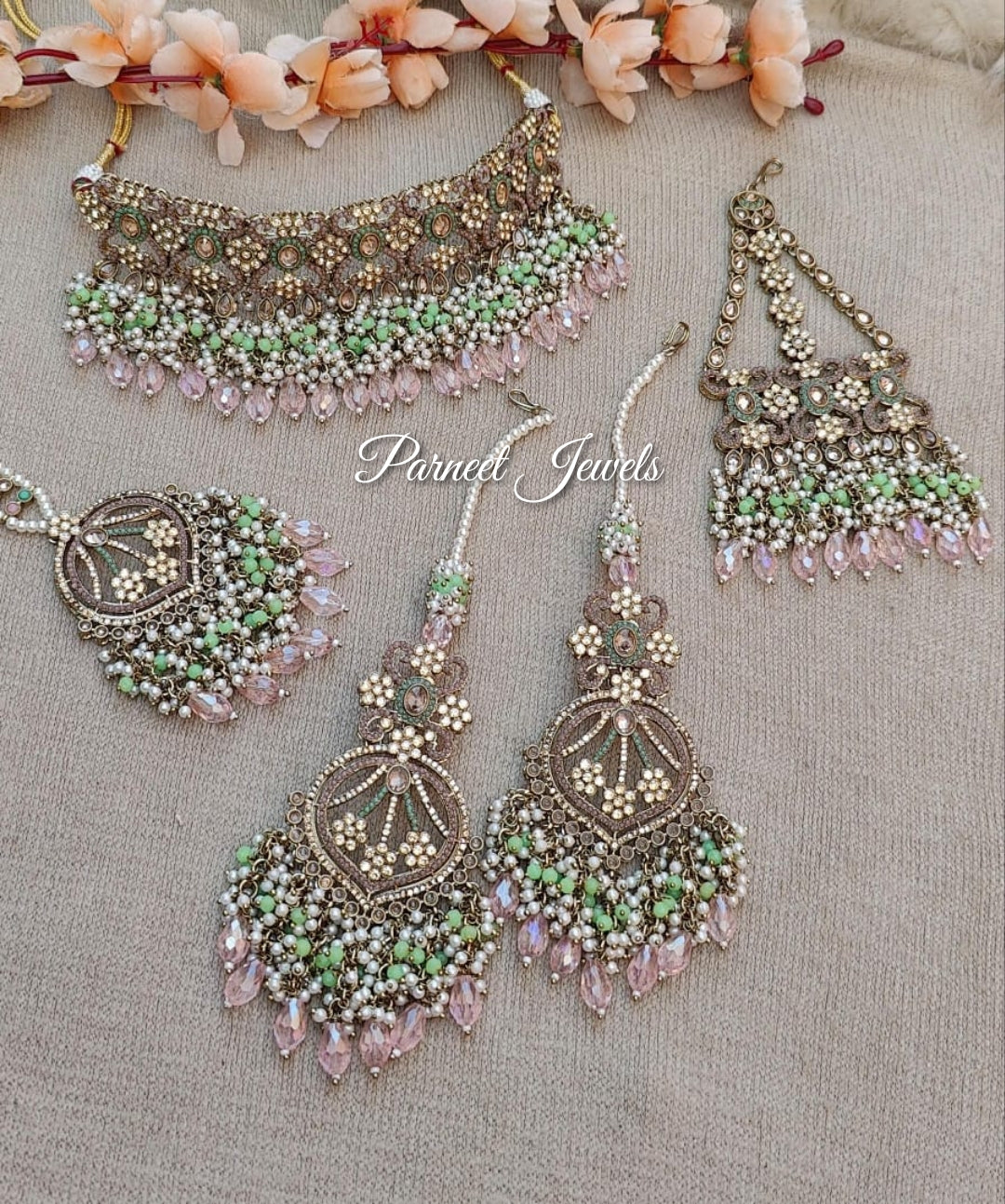 Chetna Bridal Jhumar Choker Set