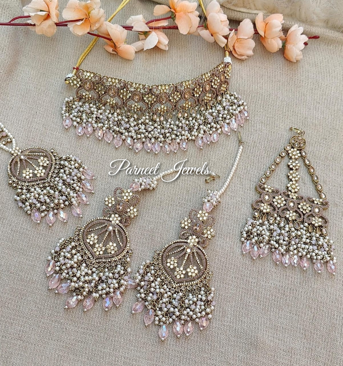 Chetna Bridal Jhumar Choker Set