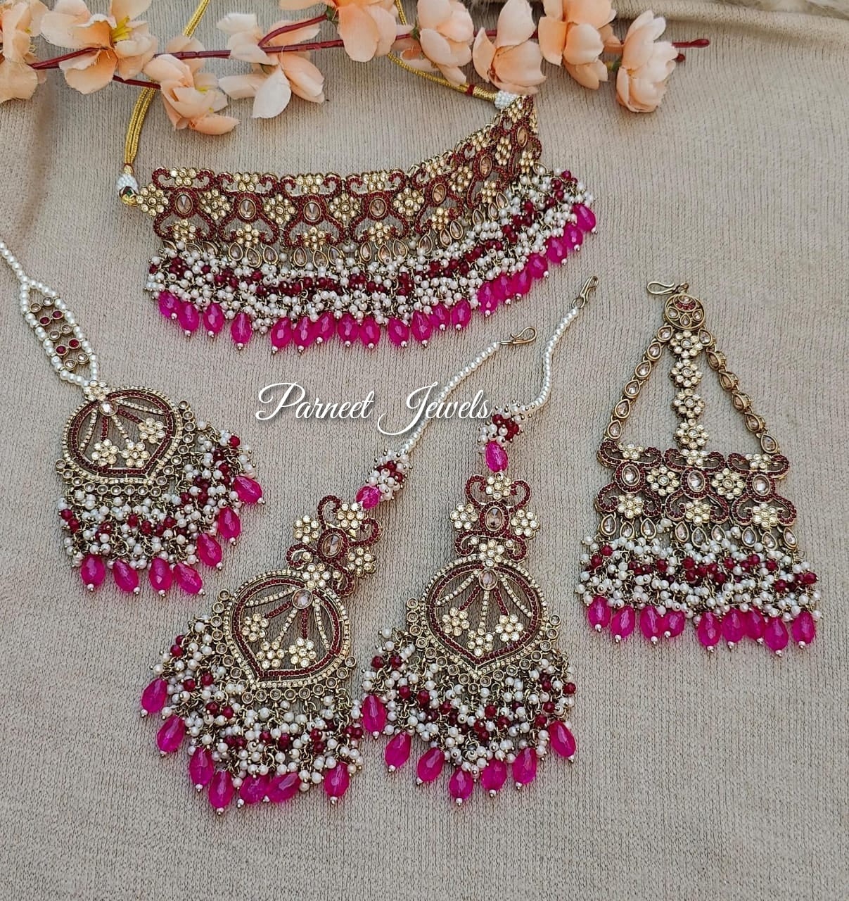 Chetna Bridal Jhumar Choker Set