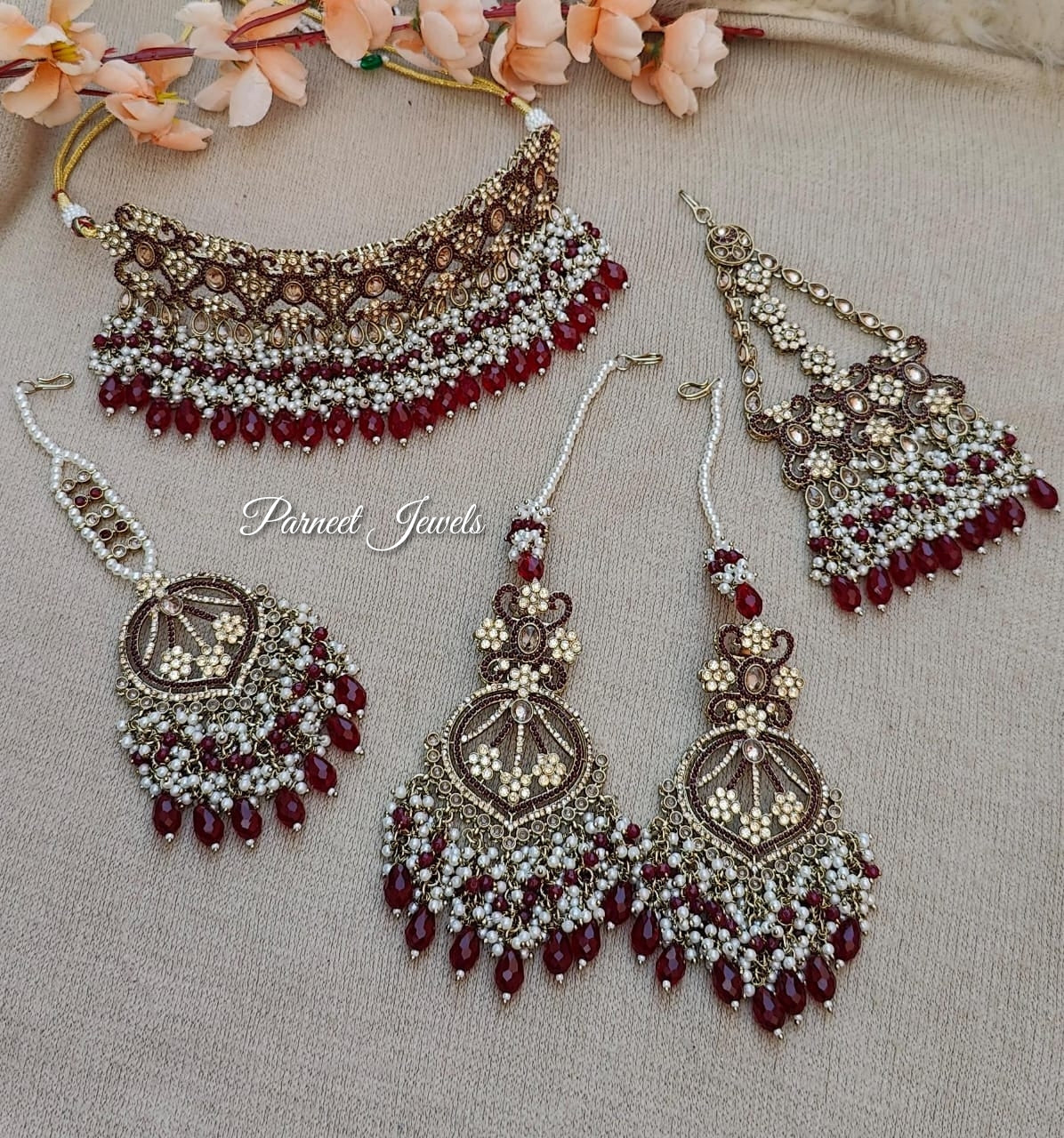 Chetna Bridal Jhumar Choker Set