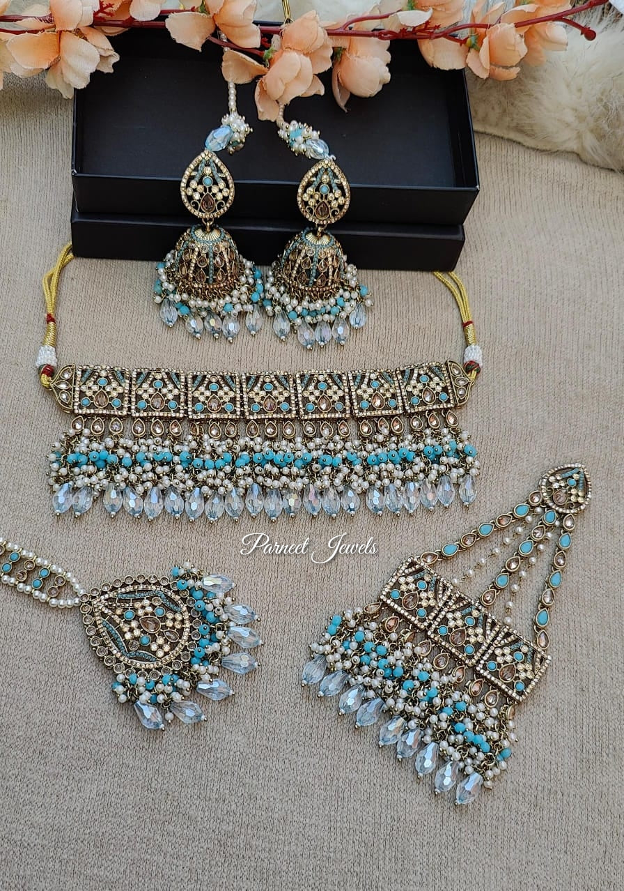 Surabhi Bridal Jhumar Choker Set