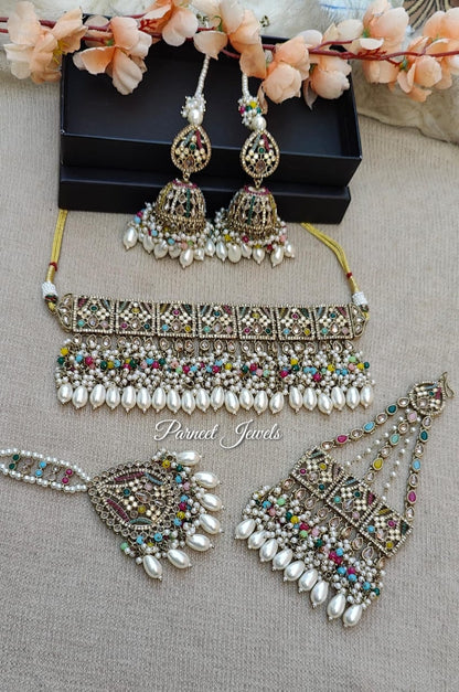 Surabhi Bridal Jhumar Choker Set