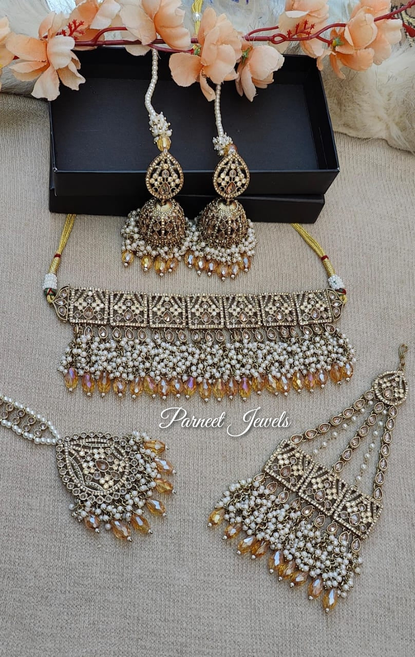 Surabhi Bridal Jhumar Choker Set