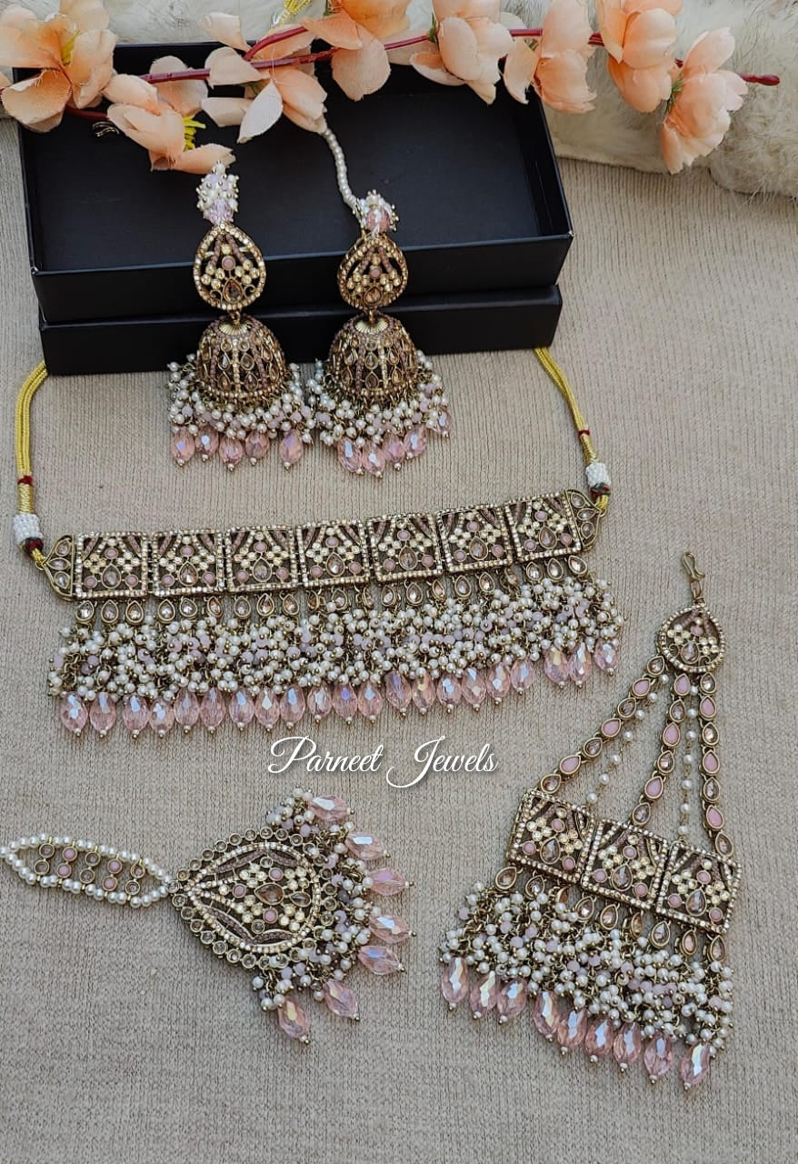 Surabhi Bridal Jhumar Choker Set