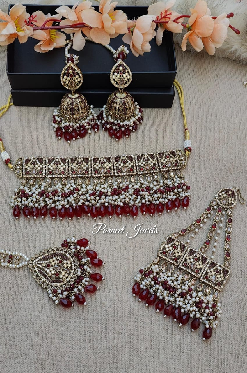 Surabhi Bridal Jhumar Choker Set