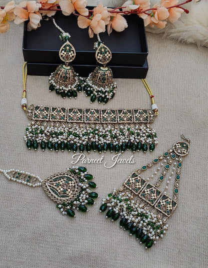 Surabhi Bridal Jhumar Choker Set