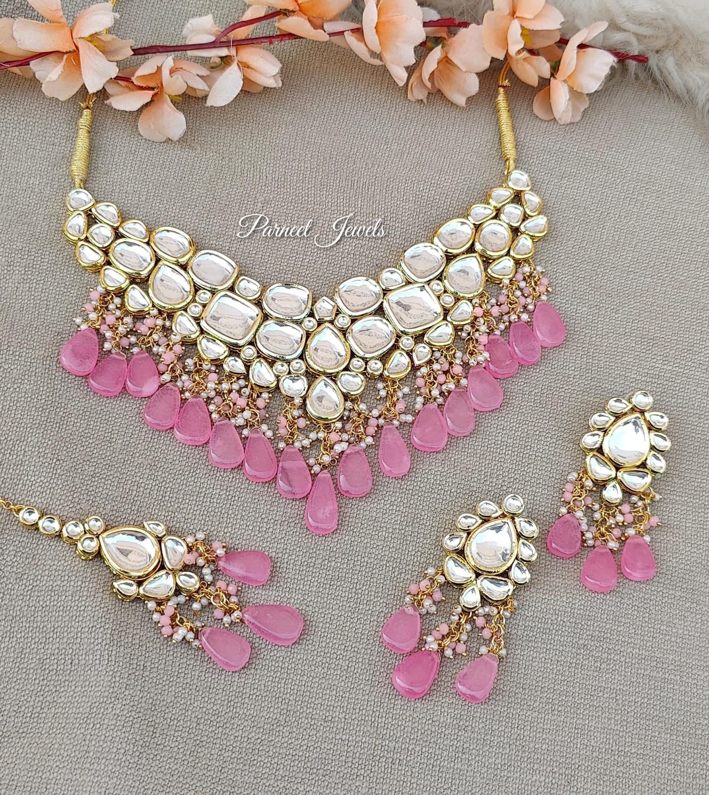 Reet Kundan Necklace Set