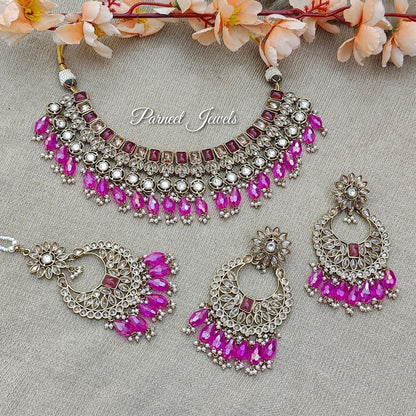 Lakhina Polki Necklace