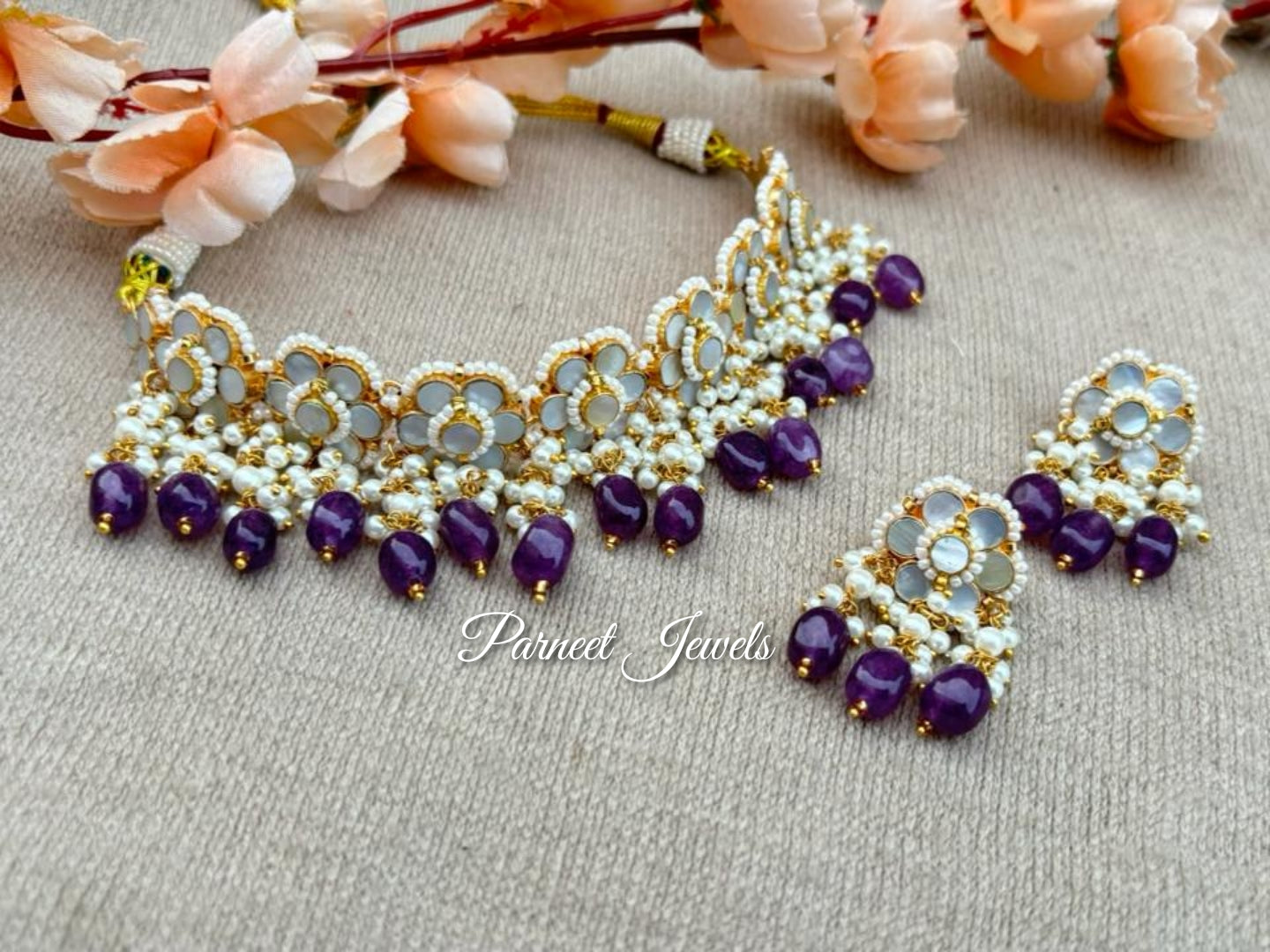 Sandhya Pachi Kundan Choker