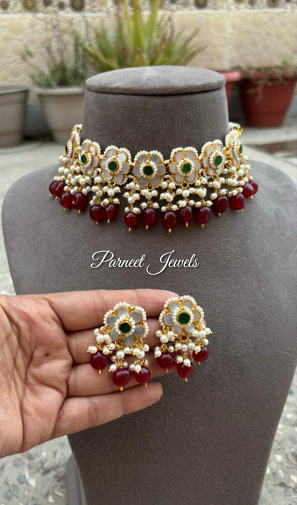 Sandhya Pachi Kundan Choker