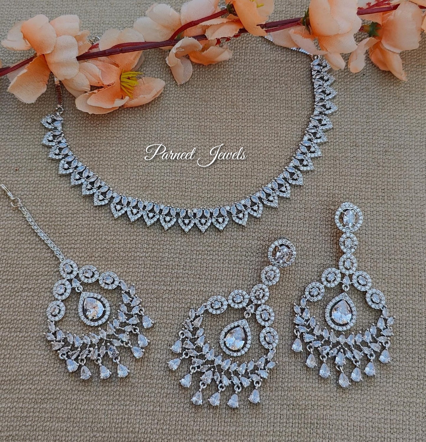 Divyanshi AD/CZ Necklace Set