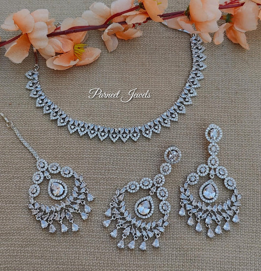 Divyanshi AD/CZ Necklace Set