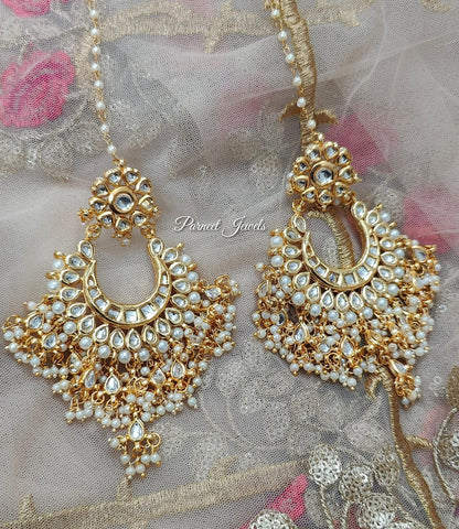 Ashika Kundan Earrings