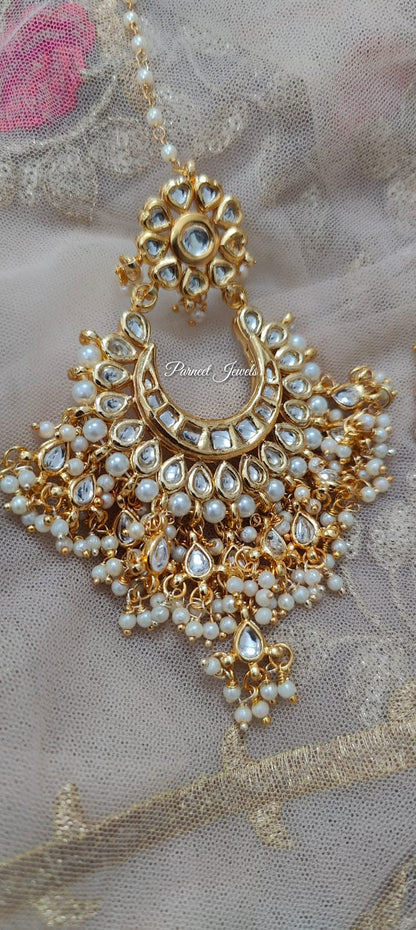 Ashika Kundan Earrings