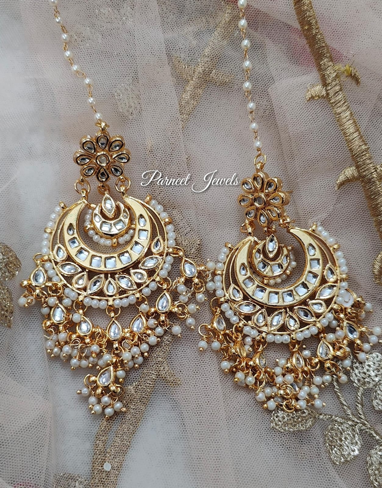 Saima Kundan Earrings