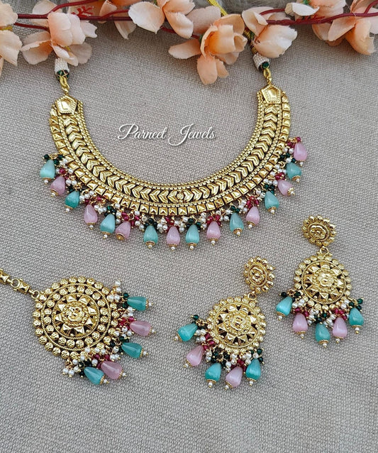 Jassi Gold Necklace Set