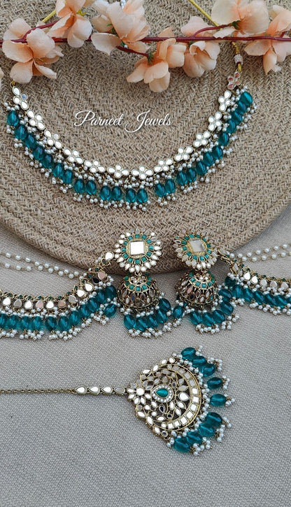 Kashish Mirror Necklace Set