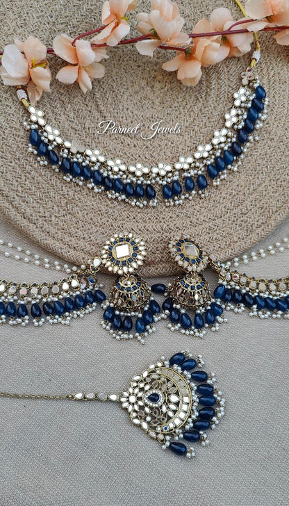 Kashish Mirror Necklace Set