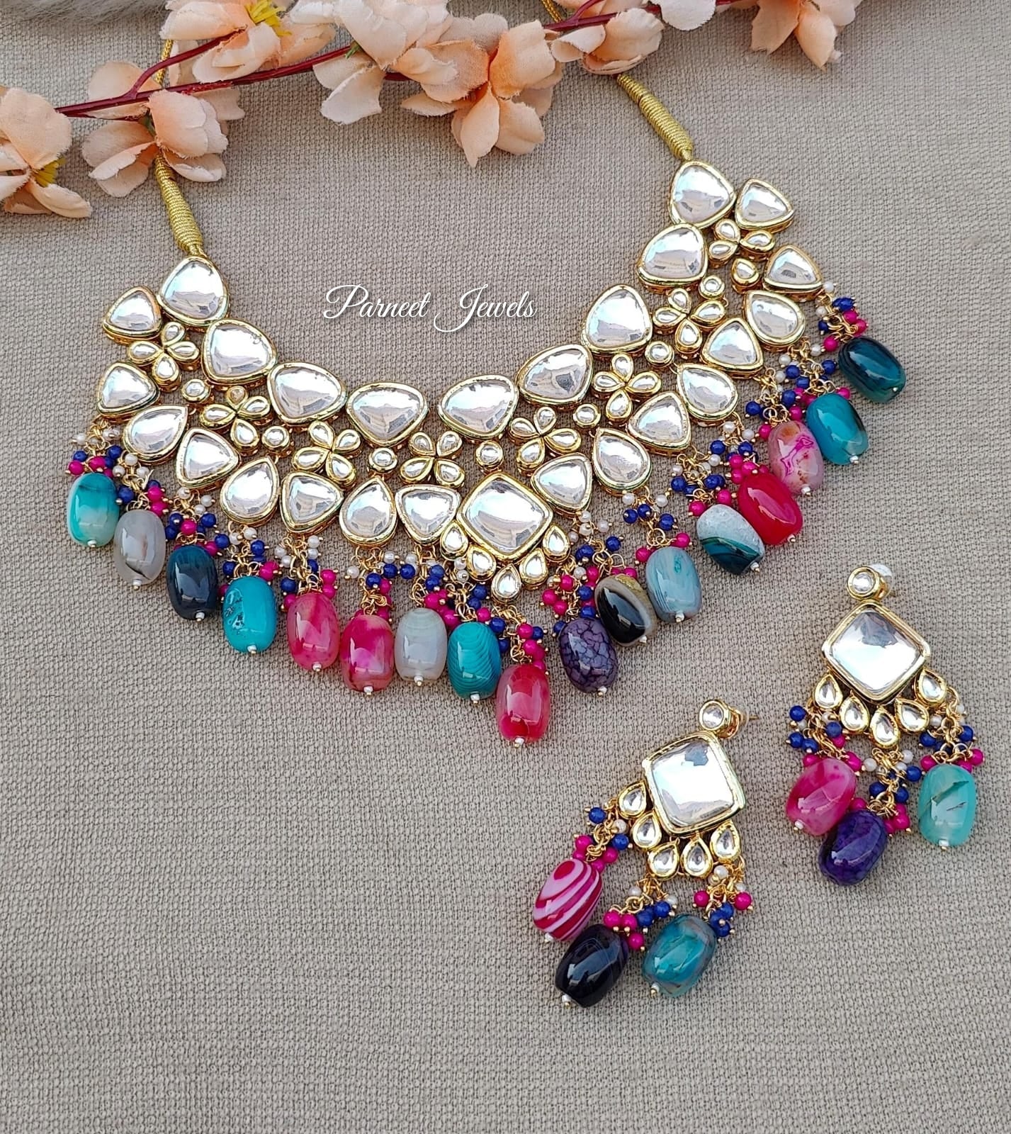 Rimisha Kundan Necklace Set