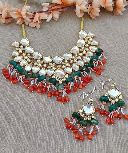 Aamna Kundan Necklace Set