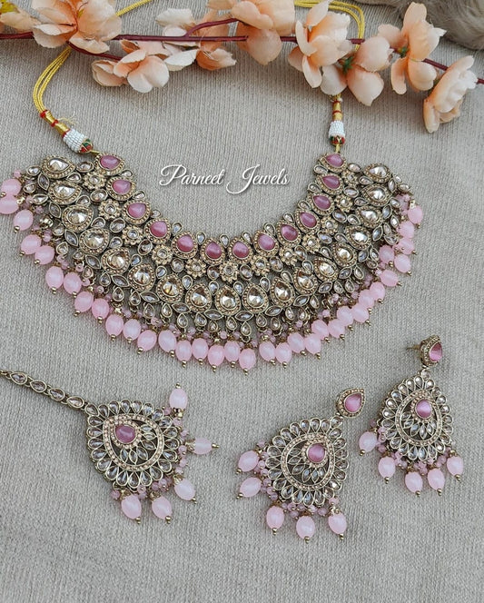 Kripa Polki Necklace Set