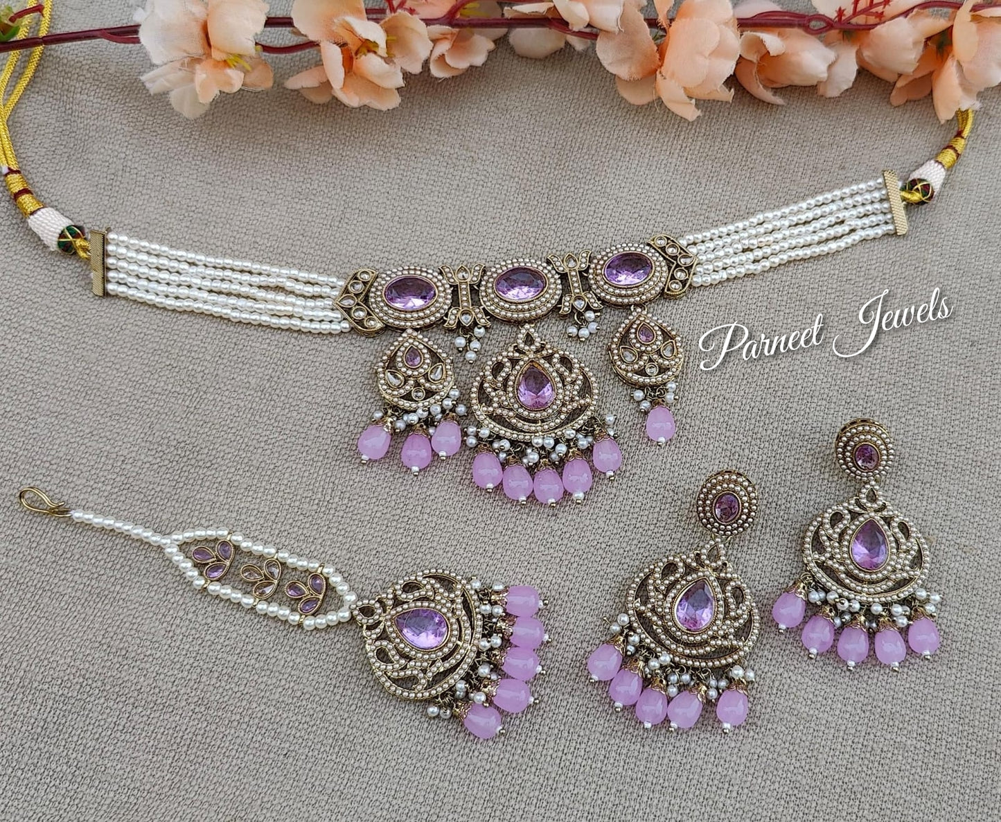 Meera Polki Choker Set