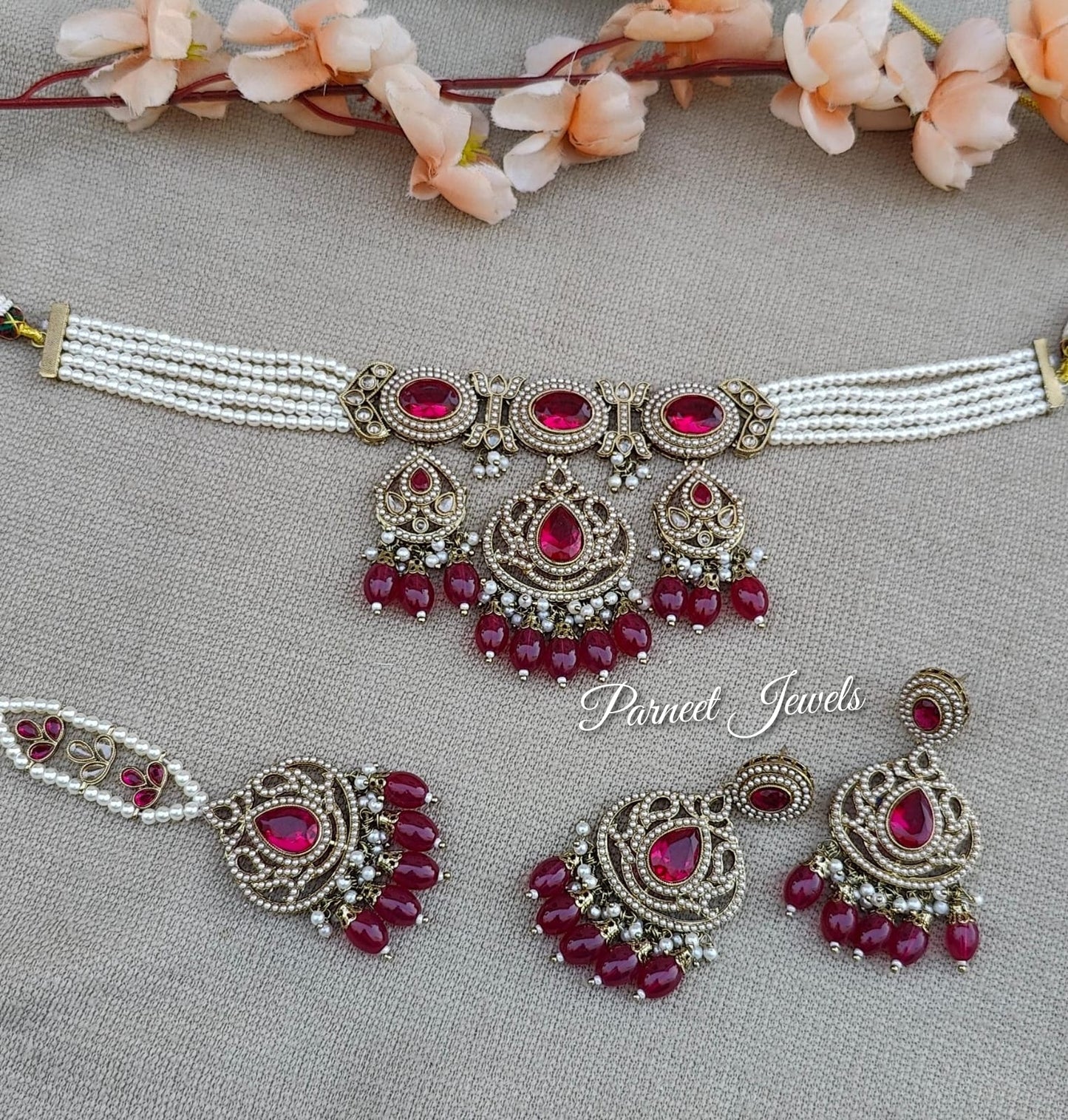 Meera Polki Choker Set