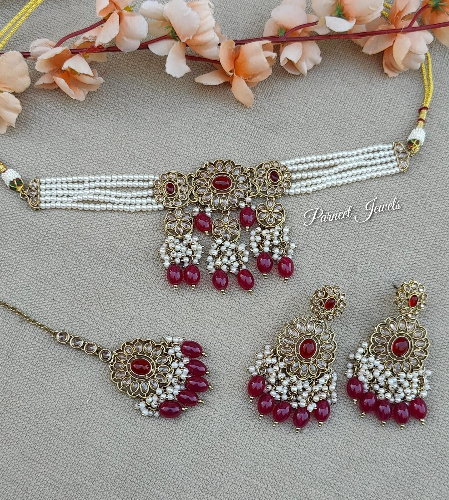 Malvin Polki Choker Set