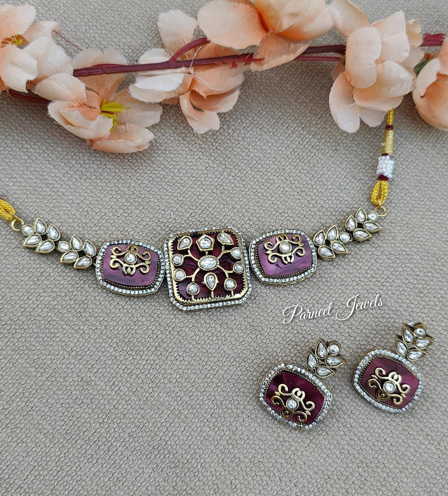 Jenisha Kundan Choker Set