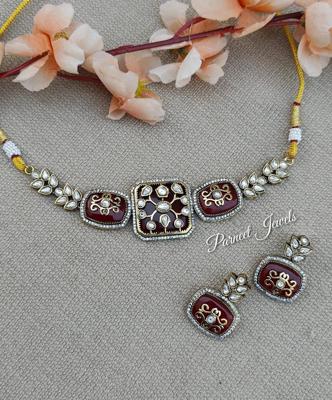 Jenisha Kundan Choker Set