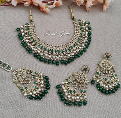 Sonali Semibridal Polki Necklace