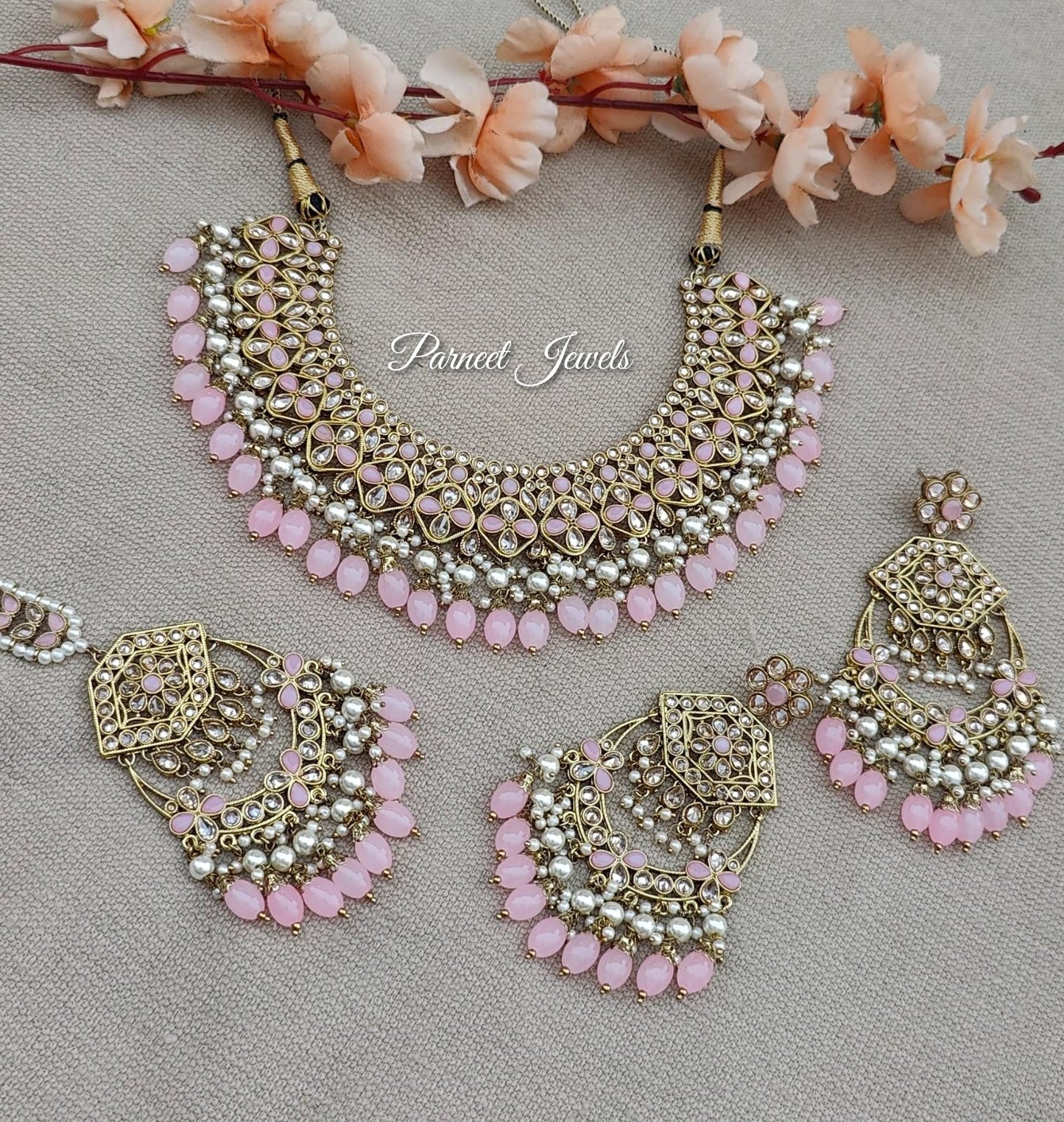 Sonali Semibridal Polki Necklace