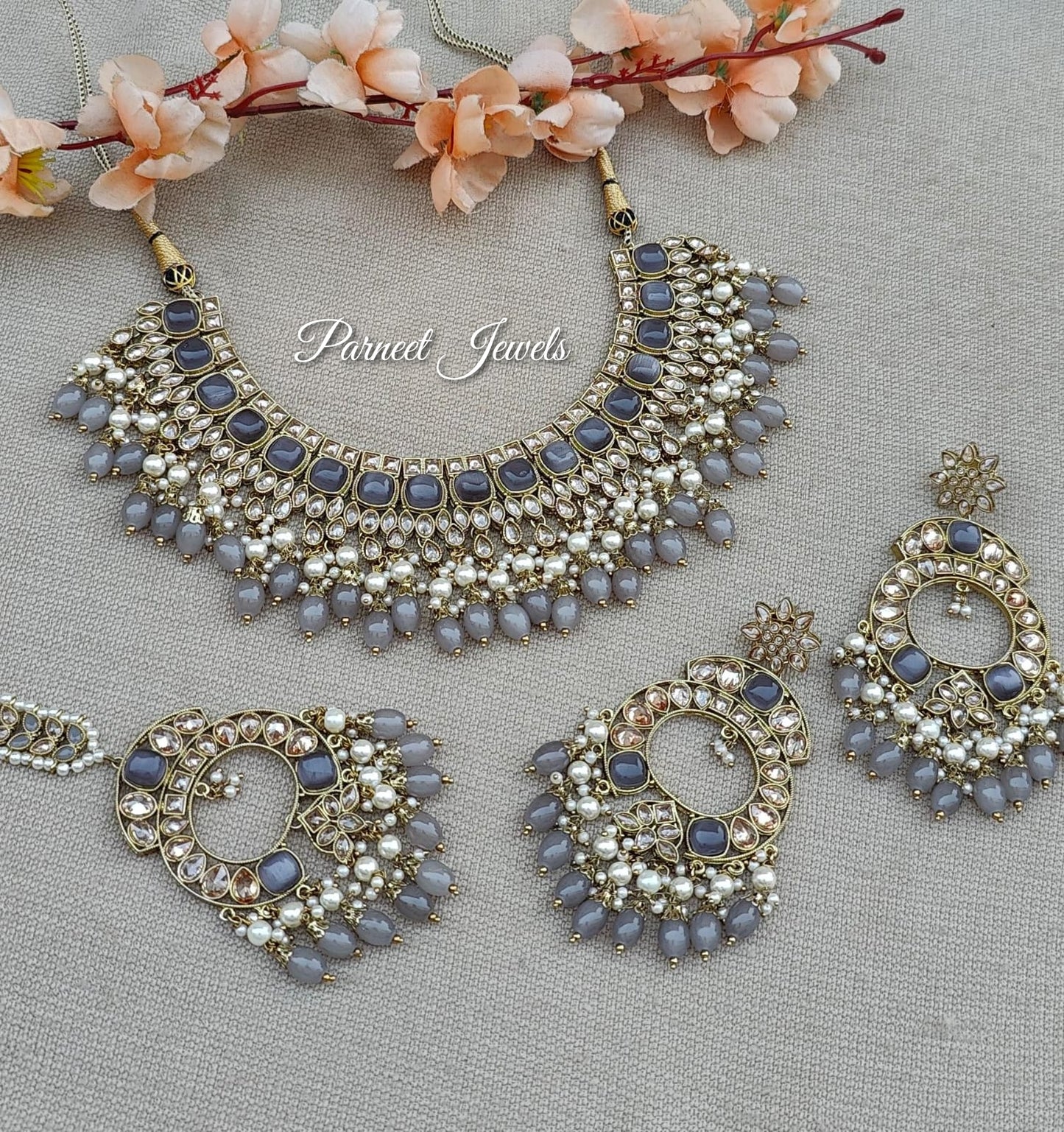 Shalini Semibridal Polki Necklace