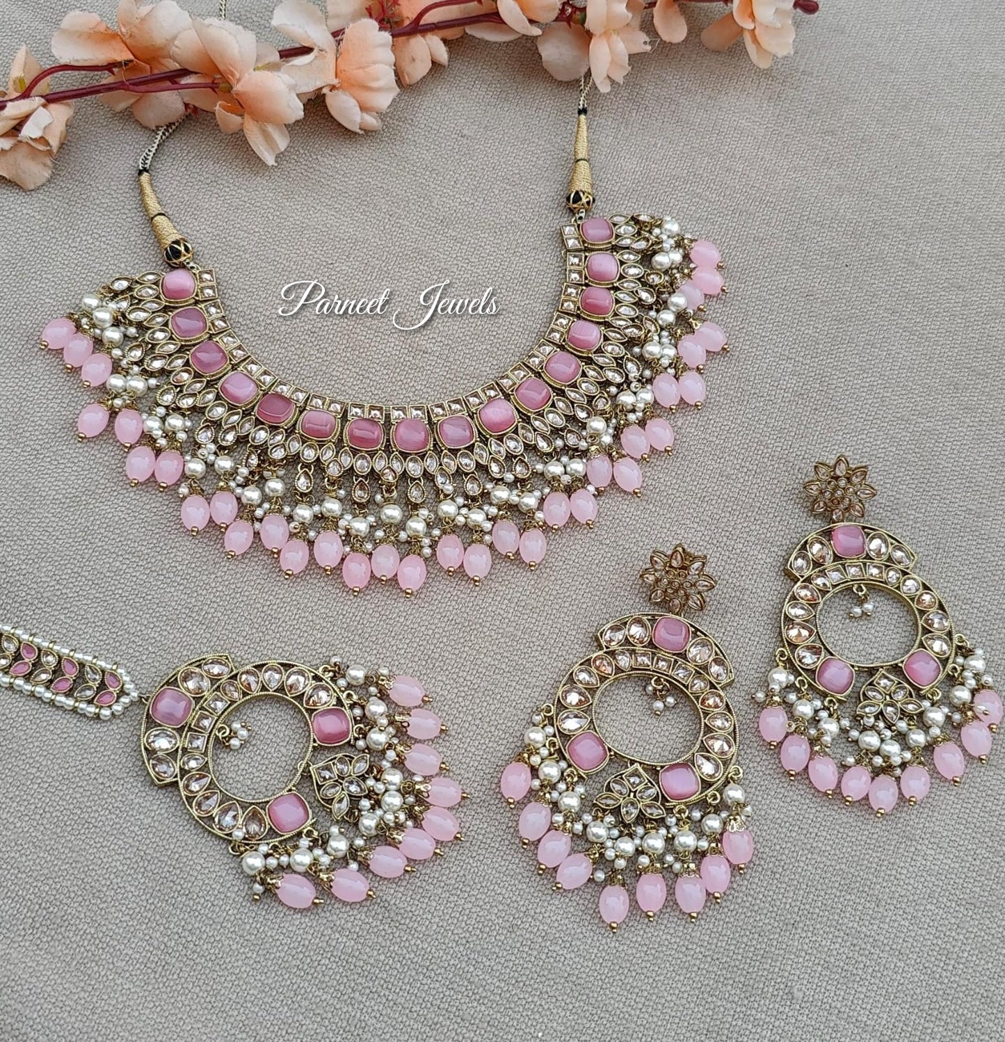 Shalini Semibridal Polki Necklace