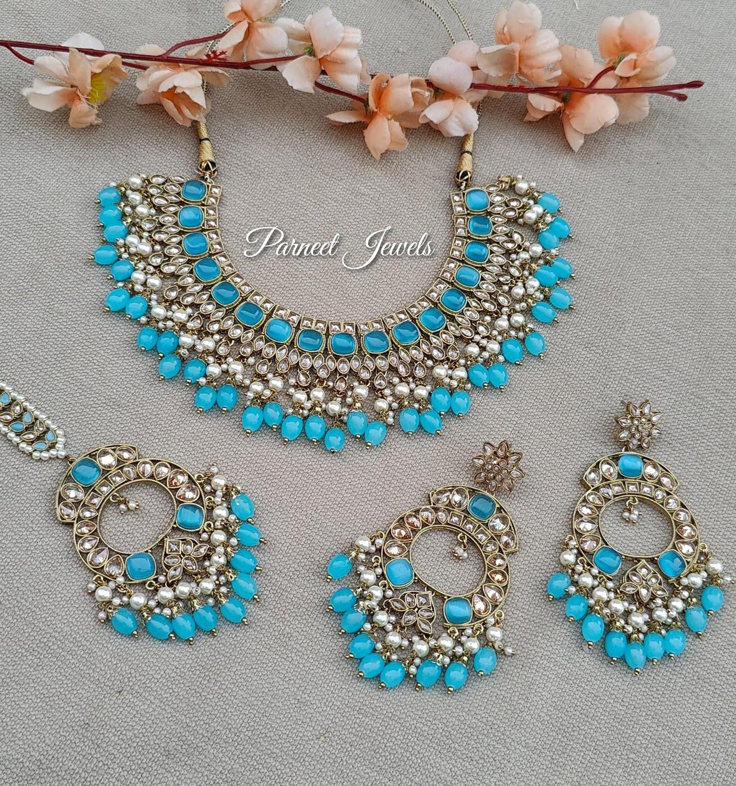 Shalini Semibridal Polki Necklace