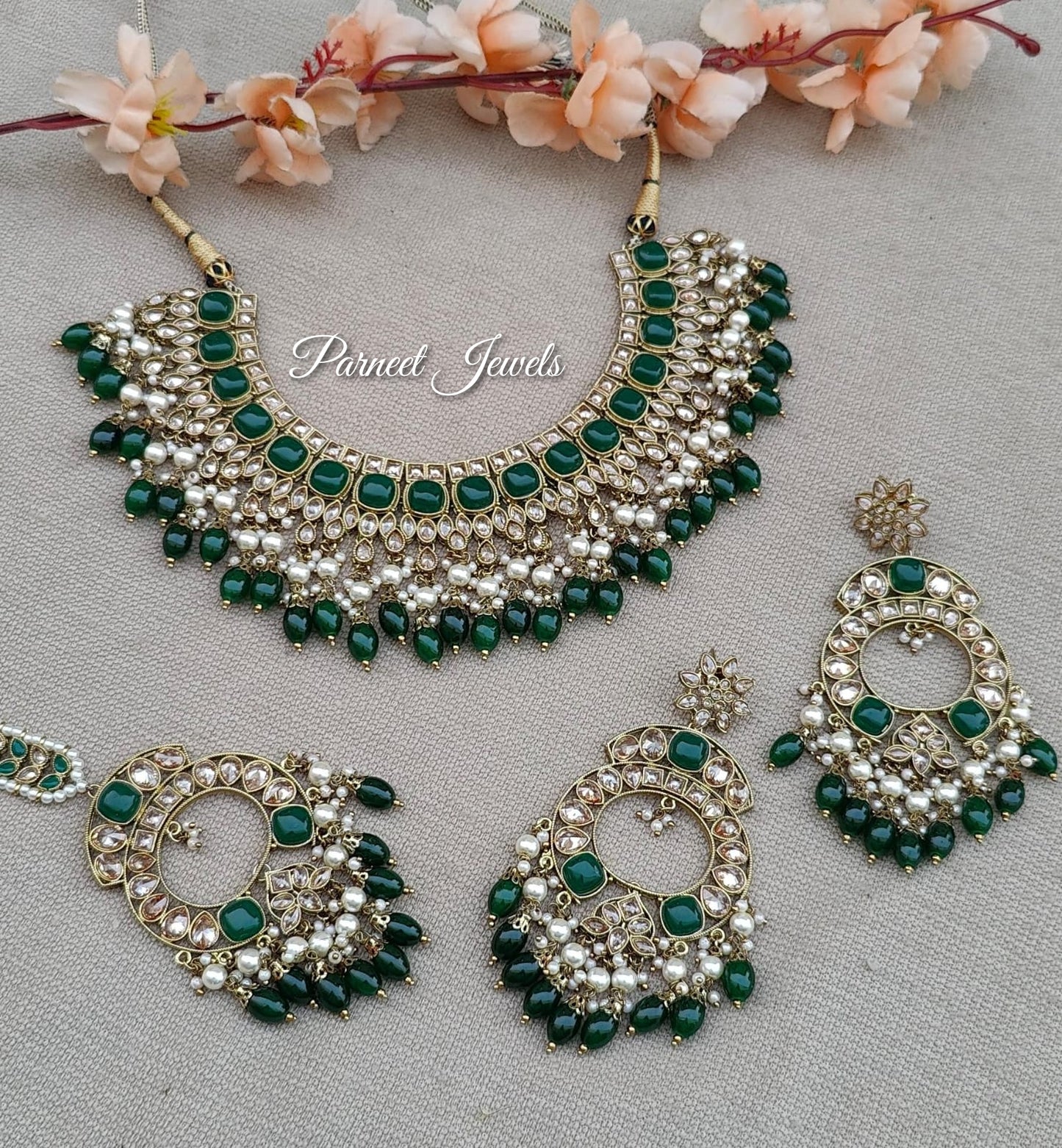 Shalini Semibridal Polki Necklace