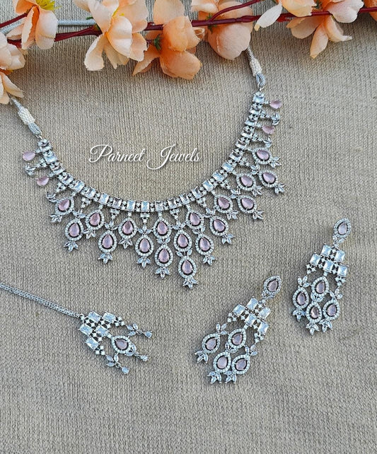 Inaara AD/CZ Necklace Set