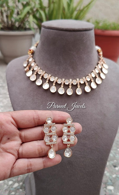 Ridham Uncut Kundan Set