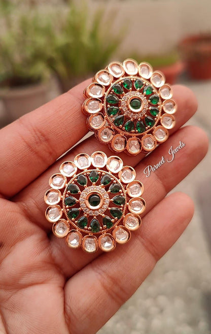 Ravya Kundan Earrings