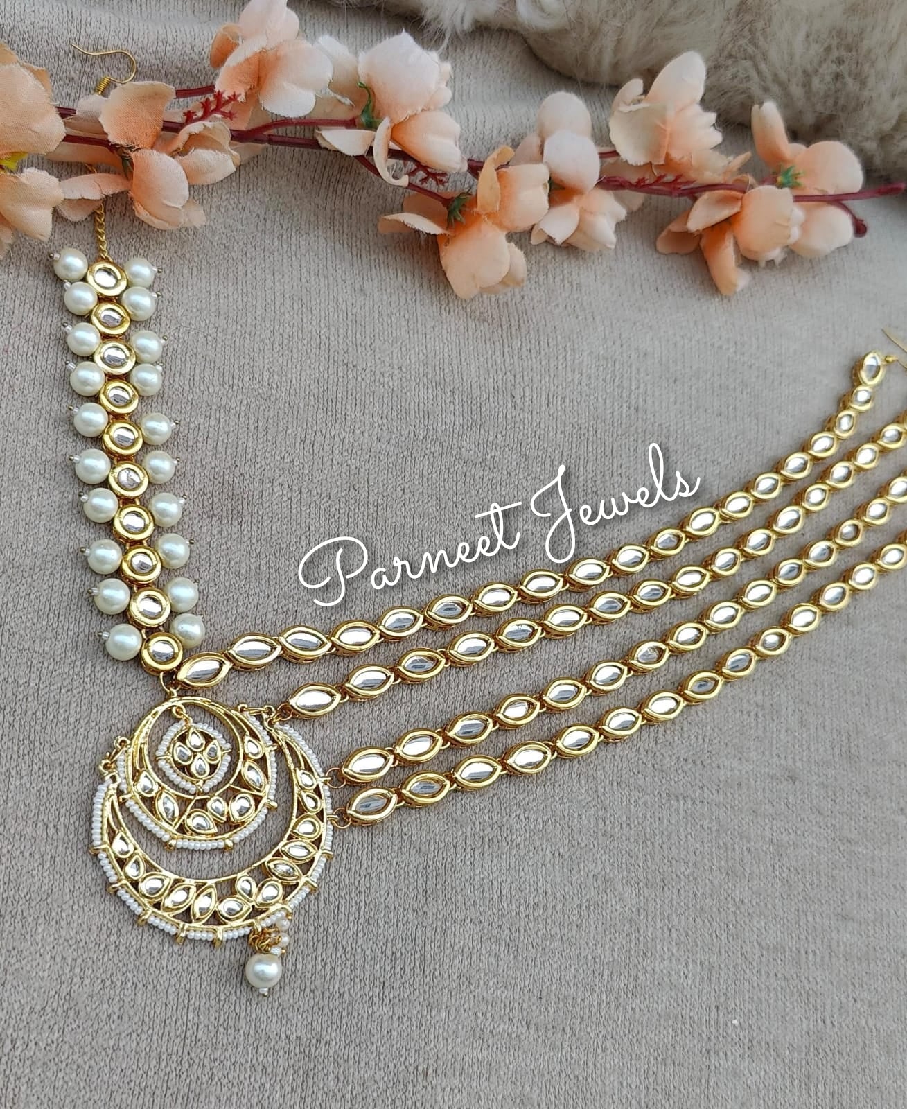 Shrija Bridal Kundan Mathapatti