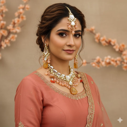 Tina Kundan Necklace Set